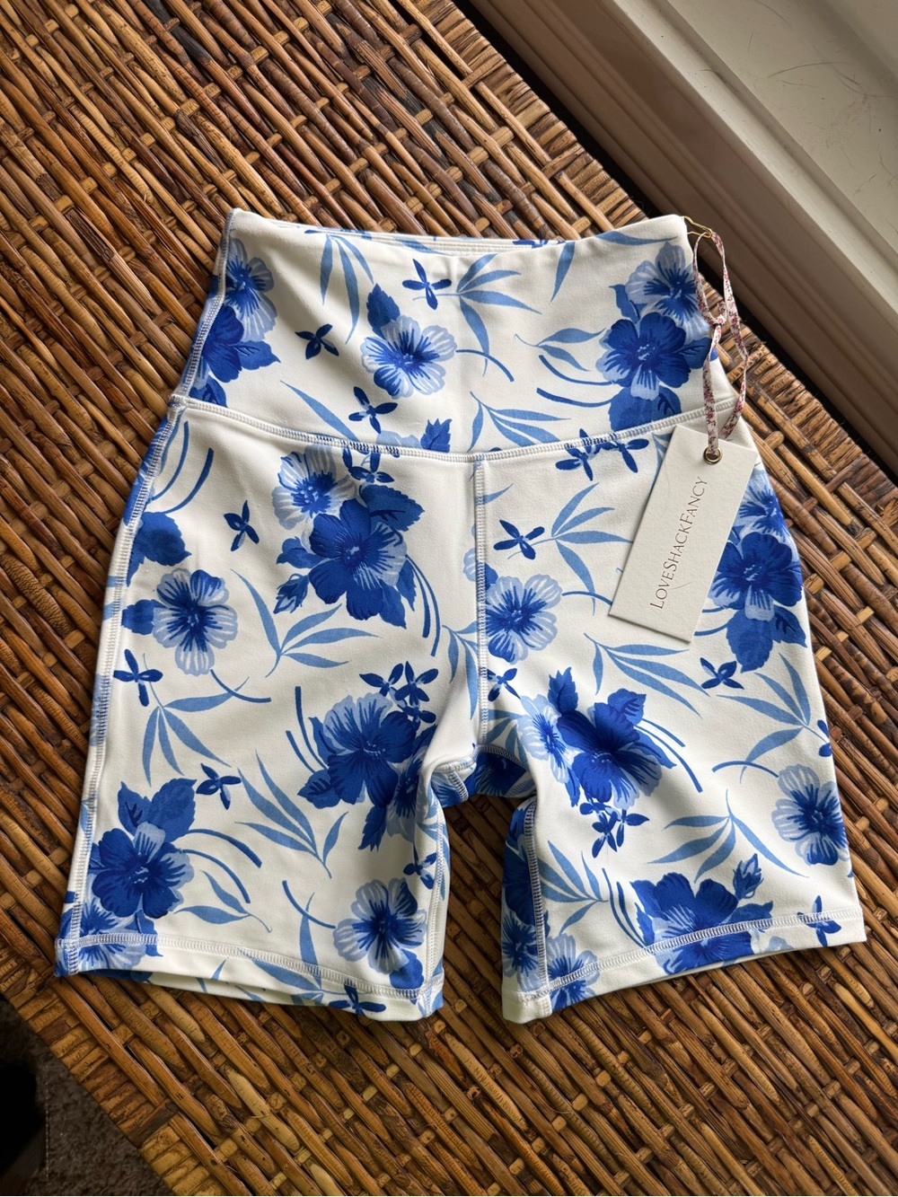 NWT LoveShackFancy Floral Bike Shorts - XXS